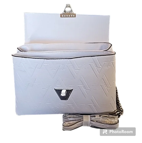 Adrienne Vittadini the AV BORSETTA COLLECTION EMBOSSED TOP HANDLE HANDBAG - Picture 4 of 10